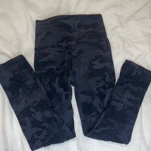 Black camo Lululemon leggings in size 2